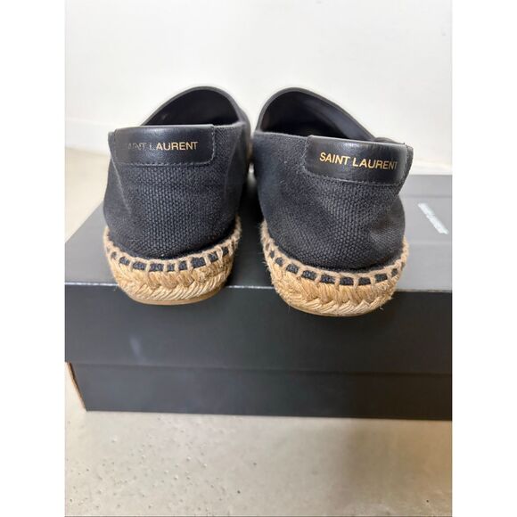 Yves Saint Laurent Canvas Logo Espadrilles - Picture 4 of 8